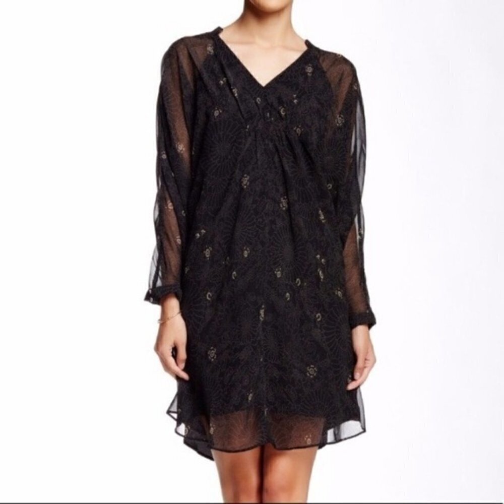 NWT W118 By Walter Baker Dotted Floral Marion Dress